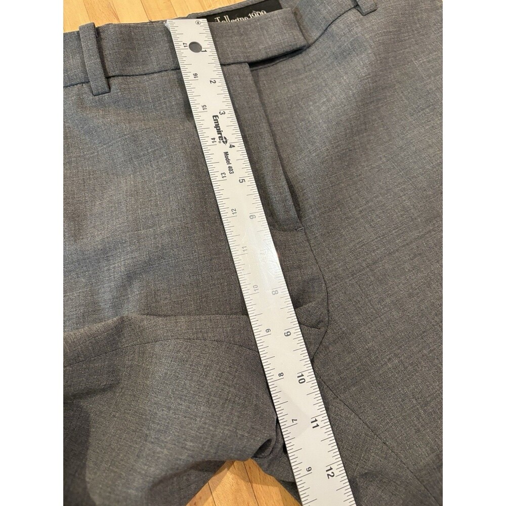 Brooks Brothers Caroline Fit Trouser Pants Straight Leg Gray Size 4 Wool Stretch - Picture 10 of 10